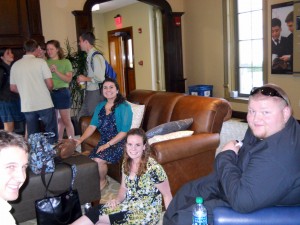 At the Teach Bhride 2012 send-off reception in Remick Commons