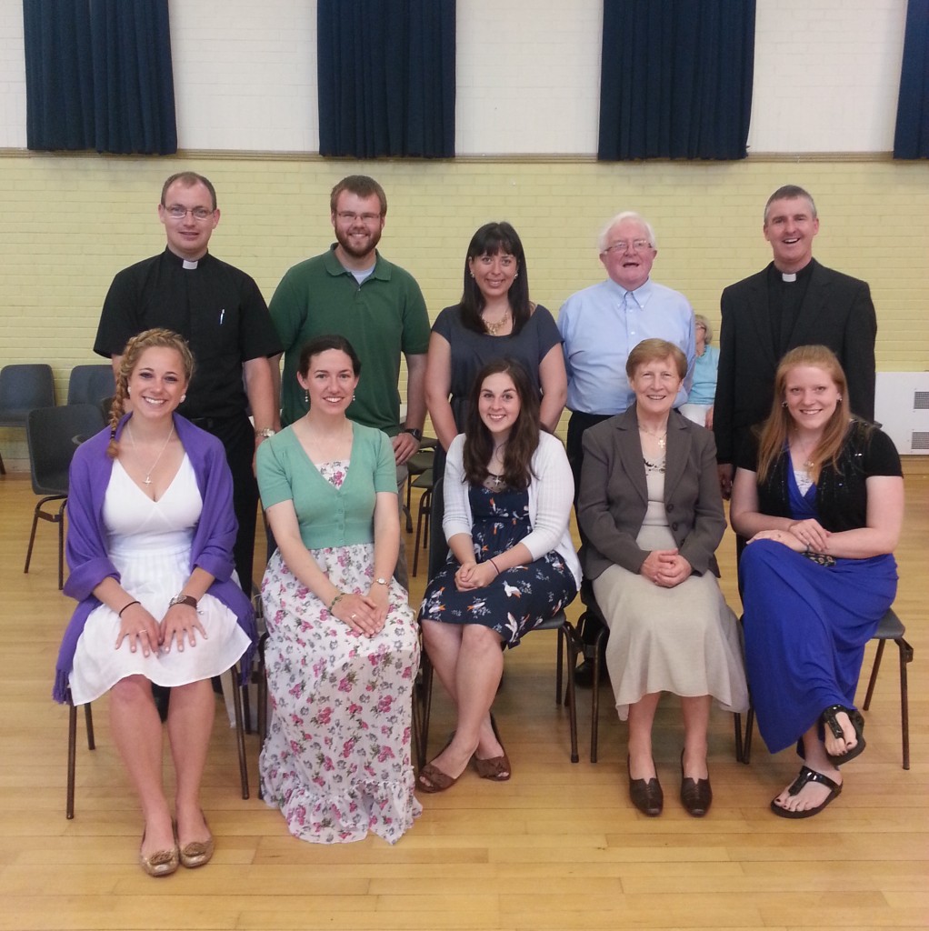 Parish Team and Teach Bhride after Fr. Martin's last Mass