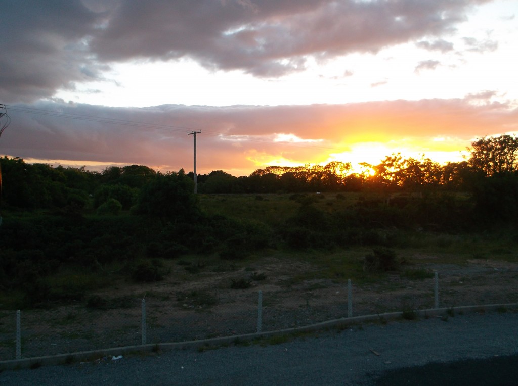 One last picture of the gorgeous sunset out my window