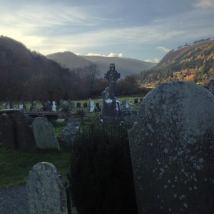 Glendalough Graveyard by Ben