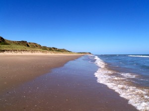 The beach at Ballyvaloo was breathtakingly gorgeous!