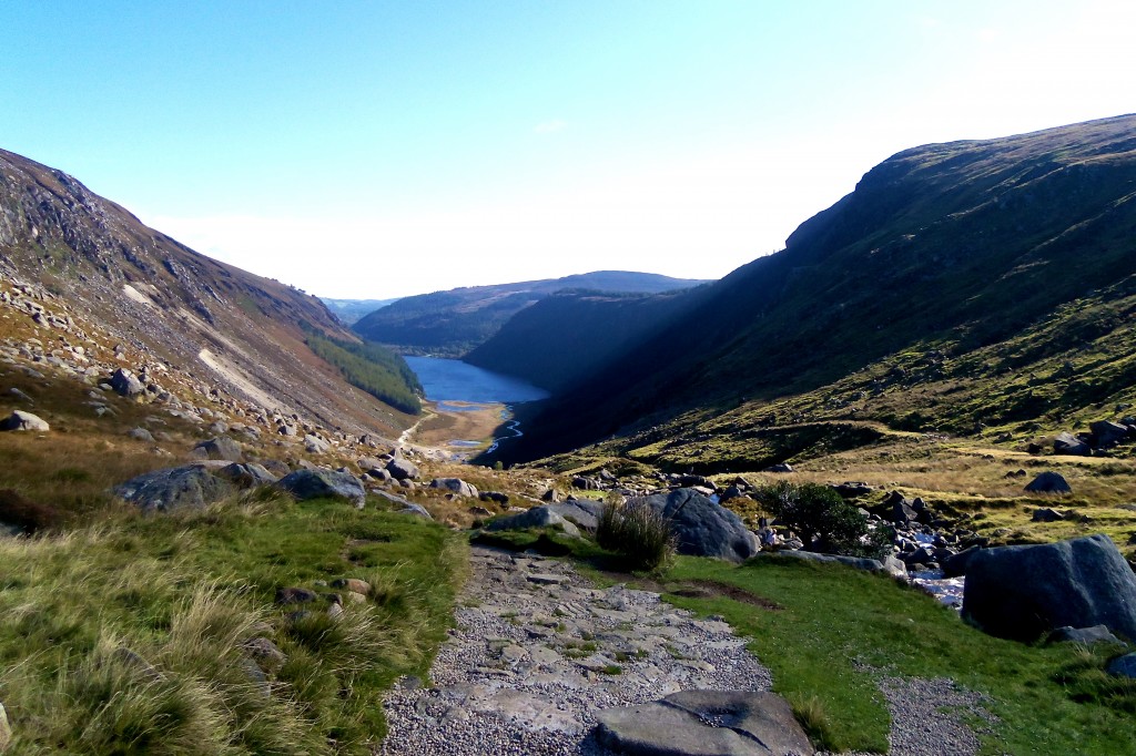 This view came about a 1/4 of the way into the hike, when Sr. Mary declared, "Nearly there!"