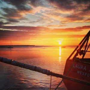 Sunrise on the quay