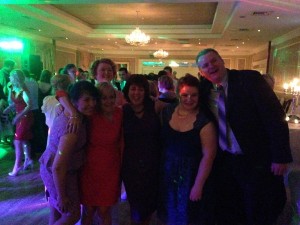 Joy, Therese, Caroline, Micheline, Megan, and Ruairí at Mary B-O'B's wedding.